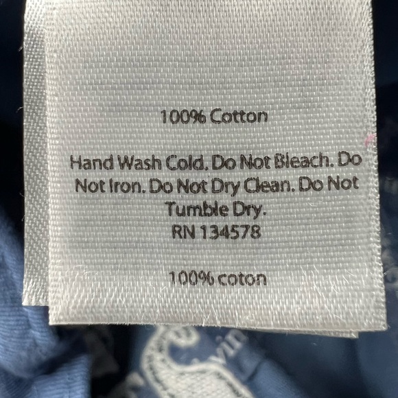 🎯NWOT Vineyard Vines Whale Logo Baseball Cap Hat Blue - Picture 7 of 7